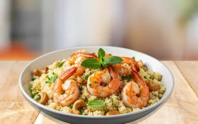 Couscous Fresco con Gamberi, Avocado e Anacardi: Un Piatto Unico e Veloce